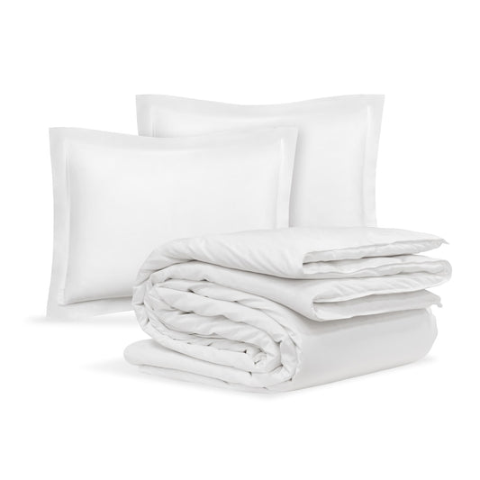 The Leesa Cotton Blend Duvet Cover Set.
