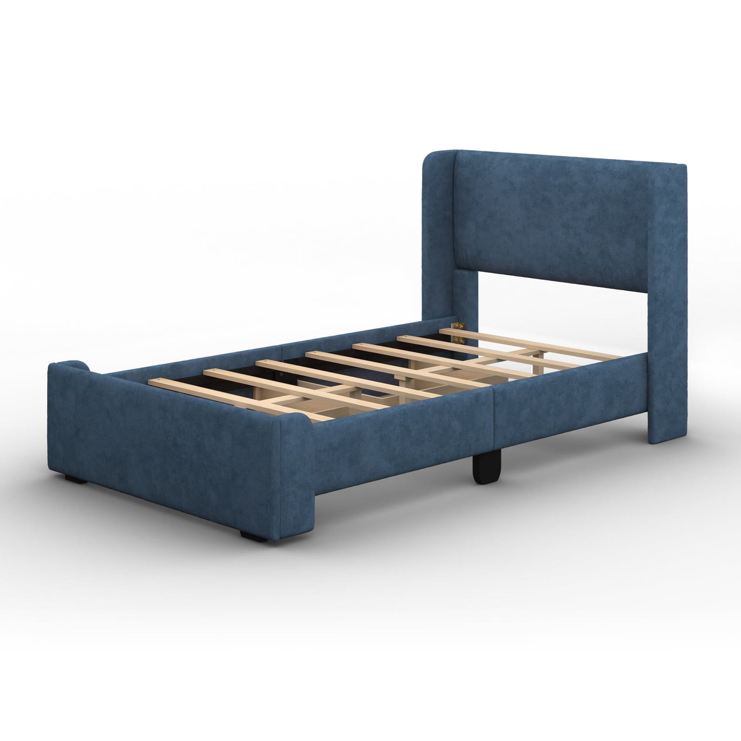Snug Upholstered Kids Bed