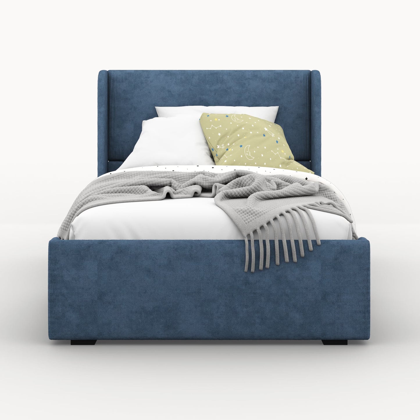 Snug Upholstered Kids Bed