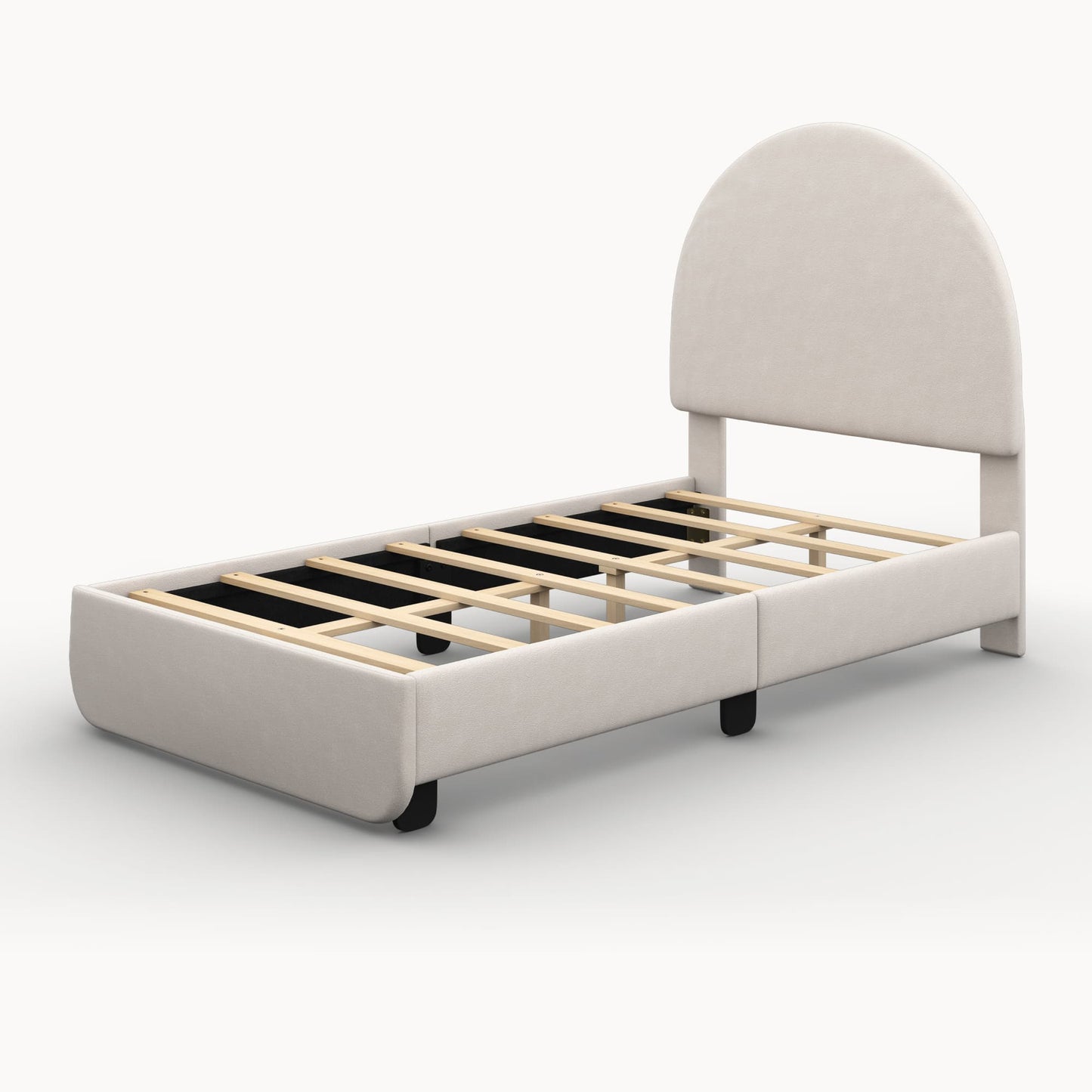 Snug Arc Upholstered Kids Bed