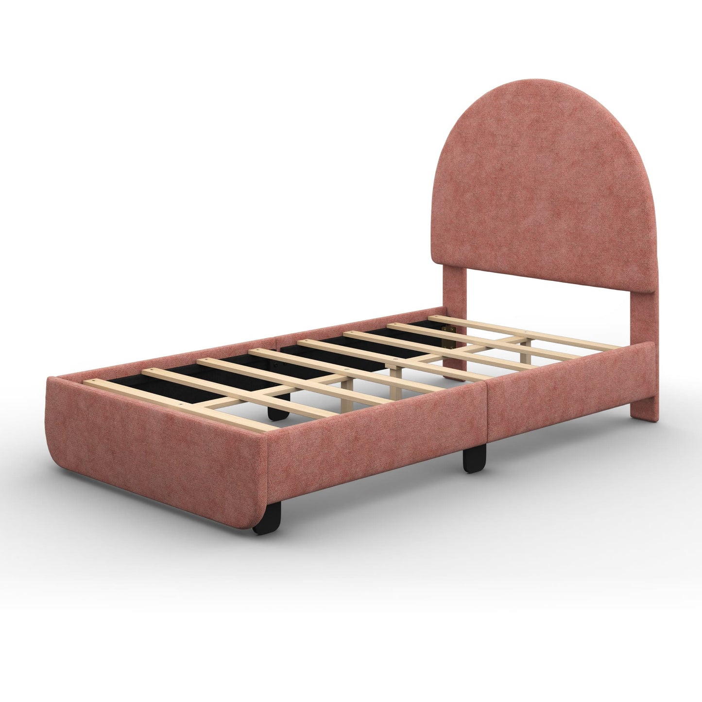 Snug Arc Upholstered Kids Bed