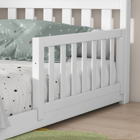 The Leesa Sprig Classic Guardrail in a bedroom.